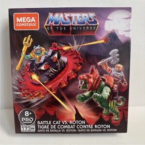 Mega Construx MOTU Battle Cat Vs Roton He-Man Skeletor Set GPH23 NIB